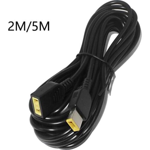 Dc Extension Cable Cord Portable Extender for Lenovo X1 Carbon G400 G500 G500s G505 G505s G405 YOGA 13 Laptop Charging Cable 5M