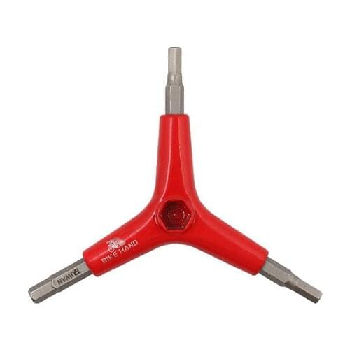 BIKE HAND Trigeminal Hexagon Tool Allen Wrench Bicycle YC-356Y Outer Hexagonal Spanner Cycling Supplies