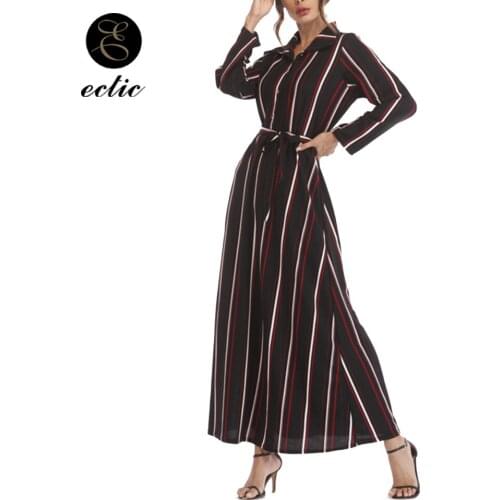 Business Dress Women Office Robe Femme Ete 2021 Empire Waist Top Sukienka Vertical Striped Dress Elegant Long Prom Formal Dress