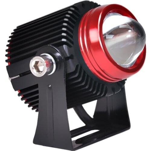 1PCS Small steel gun LED strong light laser gun motorcycle light electric car light yellow and white double light