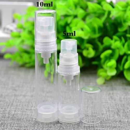 10PCS/Lot 5ml 10ml 15ml Travel Lotion Bottle Container Lotion Spray Bottle,Cosmetic Refillable Bottles