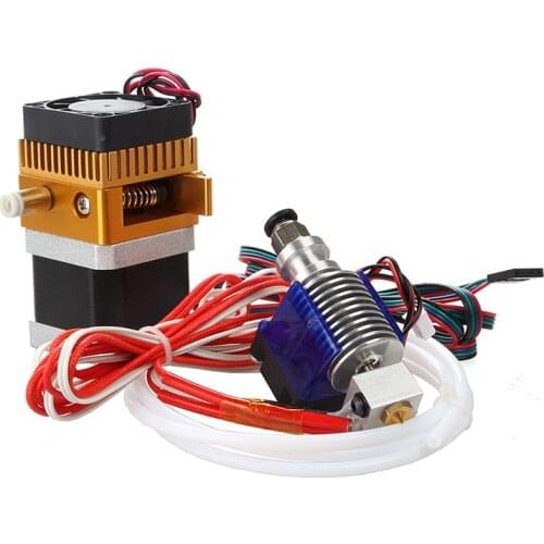 3D printer MK8 remote extruder E3D V6 print head kit print head with feed tube fittings