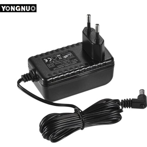 YONGNUO 12V 2A Standard Power Adapter Charger for YONGNUO YN300III YN216 YN1410 YN300Air etc. LED Video Light EU US UK Plug