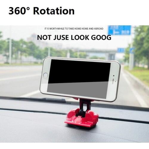 Car Auto Phone Holder Suction Mobile Phone Holder 360 Rotation GPS Stand for Windshield Dashboard Office Desk Sports