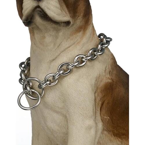 13 mm Dog Chain Stainless Steel Metal Accessories Sturdy Durable Dog Chain Wholesale Pet Supplies Circular Creative Structure
