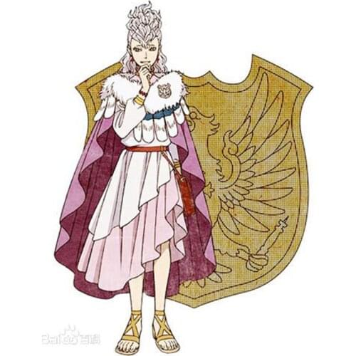 Black Clover Nebra Silva Cosplay Dress Cloak Adult Knights Cosplay Outfit Medieval Women Warrior Pink Costume L321