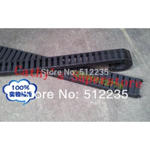 New 2pcs 15X30mm Black Flexible Cable Carrier Drag Chain Nested End Connectors for cnc router