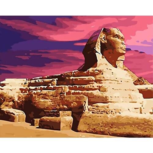 Mountain Landscape Painting By Numbers For Adults DIY Kits HandPainted On Canvas Oil Picture Drawing Coloring By Number