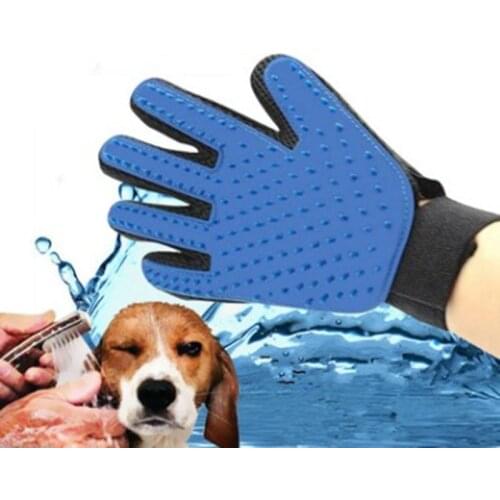 Hot Sale Cat Pet brush Glove Deshedding Gentle Efficient Pet Grooming Glove Dog Bath Cat cleaning Supplies Pet Glove Dog combs 2