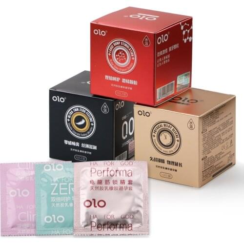 IKOKY Super Toughness Sex Toys For Men Natural Latex Ultra Thin Lubricated Condoms Adult Products Delay Ejaculation 10Pcs/set