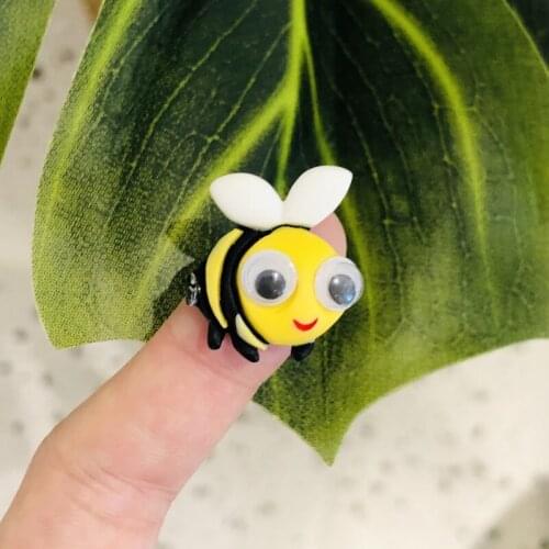 1pcs Resin Kawaii Fish Bee Flatback Cabochon Simulation Animals Art Supply Decoration Charm Craft DIY Accessories