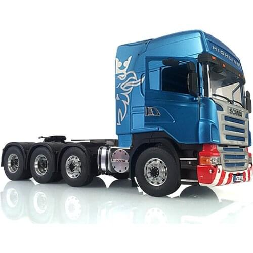 LESU Metal 8*8 Chassis 1/14 RC Sca Tractor Truck Motor Painted Hercules Cabin THZH0916-SMT3