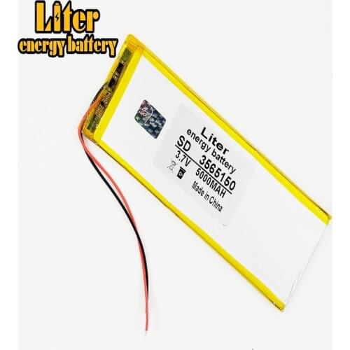 3.7V 5000mAH 3565150 polymer lithium ion / Li-ion battery for tablet pc power bank e-book