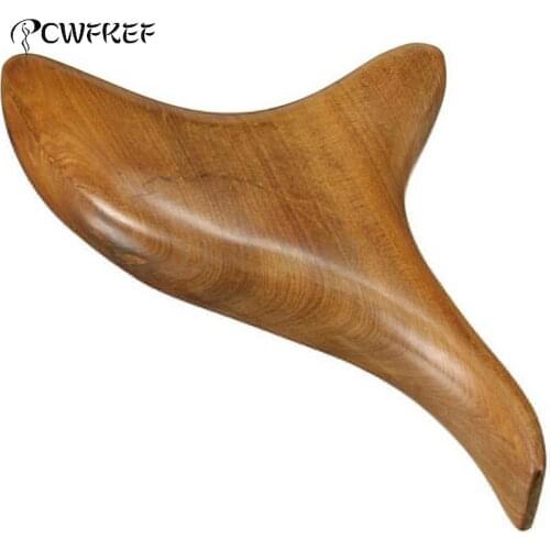 Body Neck Relax Blood Circulation Wooden Massager Triangle Trigeminal Fragrant Wood Reflexology Tool SPA Therapy