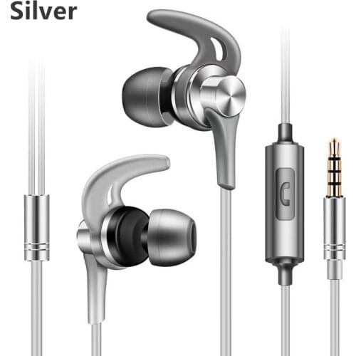 NEW Earphone Universal 3.5mm In-Ear Stereo Earbuds Built-in Microphone High Quality Wired Earphones Headset Headphones