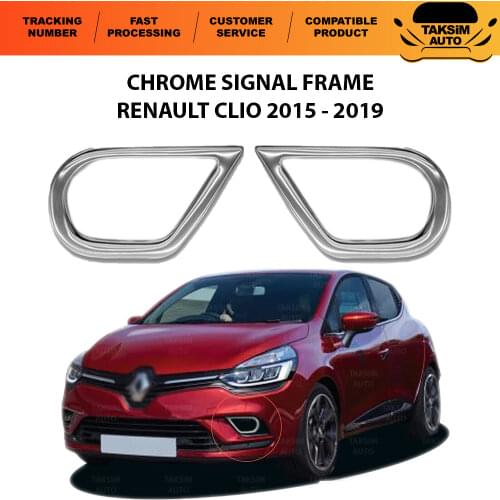 Renault Clio 4 For Chrome Fog Frame 2015 And Above Models Compatible With Quality Car Accessory
