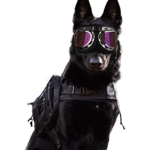Cool Dog Sunglasses UV Protection Windproof Goggles Pet Eye Wear Medium Large Dog Swimming Skating Glasses Accessaries