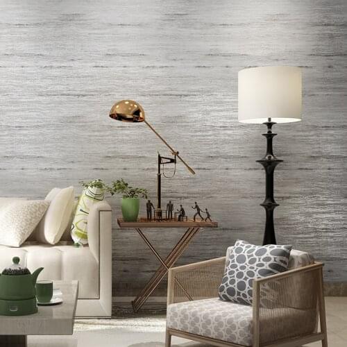 Modern Classic Solid Color Striped Non-woven Grey Wallpaper For Living Room Bedroom Study Room Decorative Wall Papers Home Decor