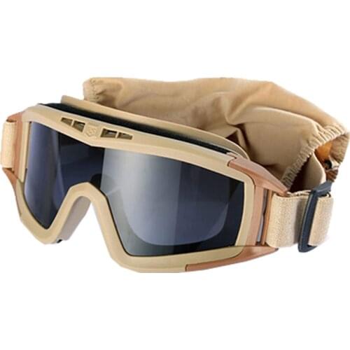 Tactical Goggles Military Shooting Sunglasse Motorcycle Army Airsoft Paintball Dustproof Wind-Proof And Impact-Resistant