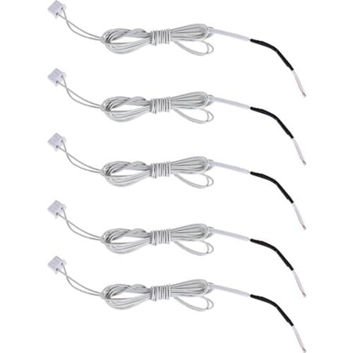 5PCS 100K Resistance Thermal Cable NTC pre-wired Thermistor For 3D Printer Parts A8 A6 A8Plus ET4 ET4X ET4Pro ET5 ET5X ET5pro