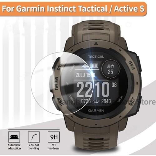 9H Tempered Glass For Garmin Instinct Tactical / Active S Screen Protector Film Accessories For Instinct Tactical/Active S Glass