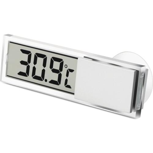 1Pcs Smart Car LCD Digital Thermometer Auto Accessories For Volkswagen Tiguan touran Touareg Skoda yeti kodiaq karoq seat Arona