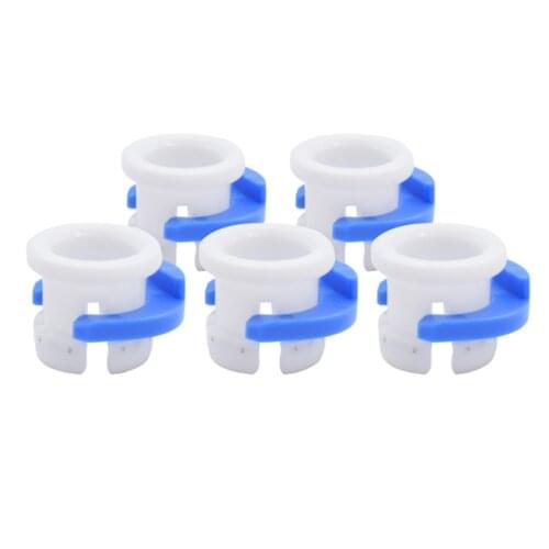 10pcs White Bowden Tube Clamp Blue Pipe Horse Clip Fixed 6mm For Ultimaker 3D Printers Parts Shoe Coupling Collet Part Accessory