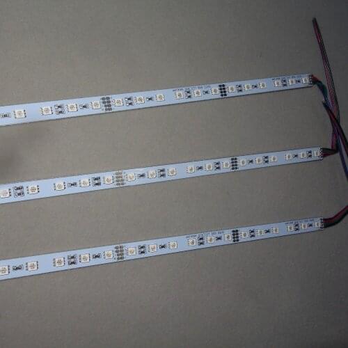 DC24V 1m long aluminum Led RGB color Rigid Strip;60leds,14.4W