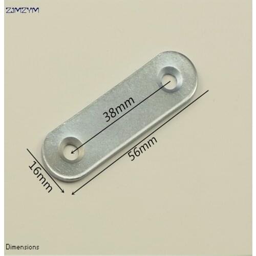 5pcs/set 56x16mm Corner Brackets ,furniture connector, 180 degree angle code flat-shape