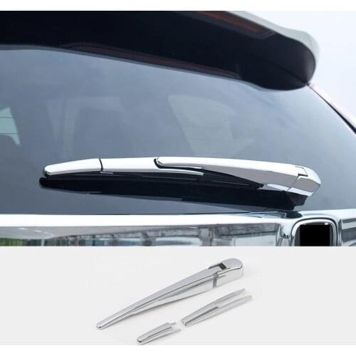 ABS Chrome For Honda CRV CR-V 2017 2018 Glossy Rear Windshield Wiper Molding strip Cover Trims Car Accessories Styling 4pcs
