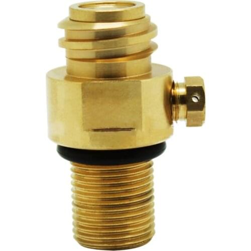 Cylinder CO2 Refill Adapter TR21-4 Thread Converter Fit for CGA320 Connector drowship