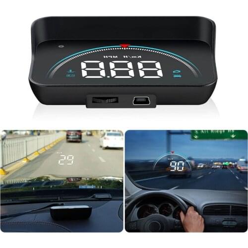Car OBD2 M8 Car HUD Head Up Display Speedometer Projector LED Screen Display Auto Electronic Overspeed Alarm car accessries
