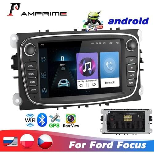 AMPrime 2 Din Car Multimedia player 7" Car Radio Android GPS Wifi Autoradio Car Radio For Ford/Focus/C-Max/Mondeo/Galaxy