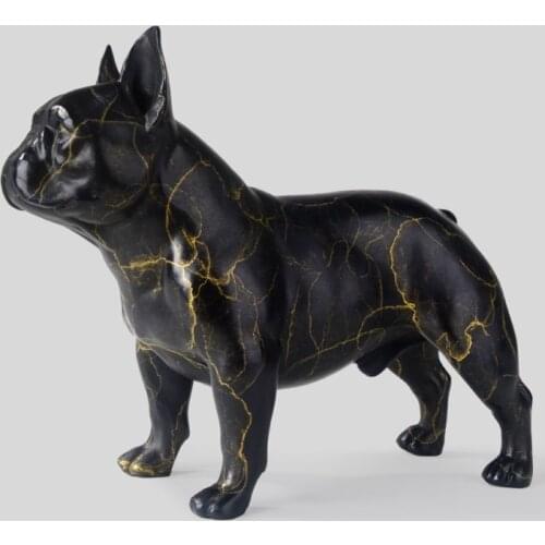Bulldog Bronze Statues Animal Sculptures French Bulldog Desk Decor Gift Figurine French Bulldog Collectibles R539