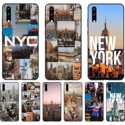 Yinuoda NYC NEW YORK city Phone Case For Huawei Honor 8 8A 8X 9 10 20 30 Lite 7C 9XPro V10 V20 10i 20i