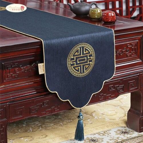 Proud Rose New Chinese Style Living Room Simple Table Runner Tea Table Flag TV Cabinet Covering Table Cloth