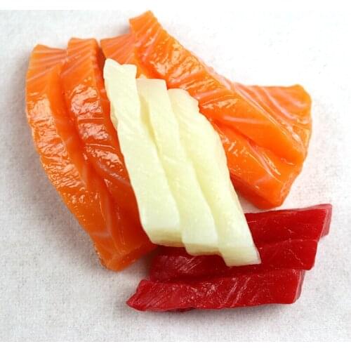 Simulated Japanese Sushi Model Salmon Sushi Food Model High Imitation Sushi Tuna Sushi