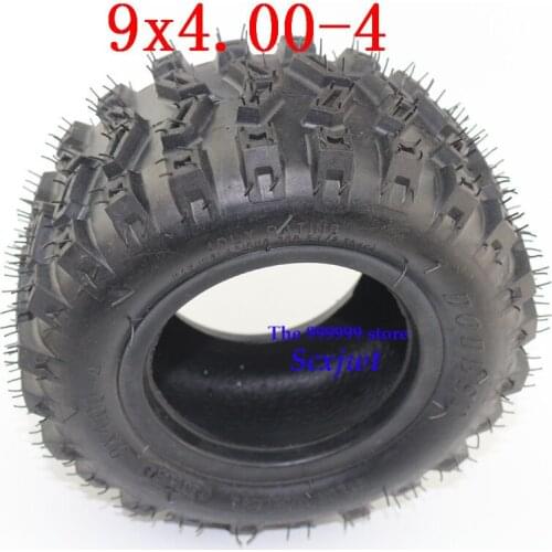 All Terrain Motorcycle 9X4.00-4 Vacuum Tire Electric Scooter Wear Resistant Road Tyre Off-road Tyre Beach Tyre