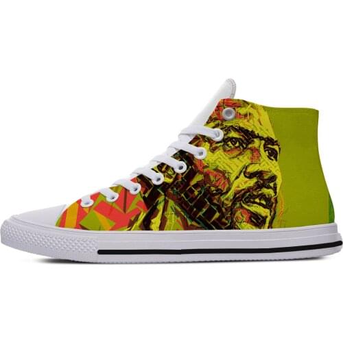 Mens Shoes Sports Shoes Custom Print Bob Marley Images Breathable Outdoor Trainer Sneakers Custom Male Shoes