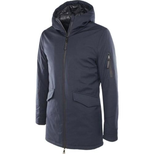 PARKA blue black padded men ENOS 8073