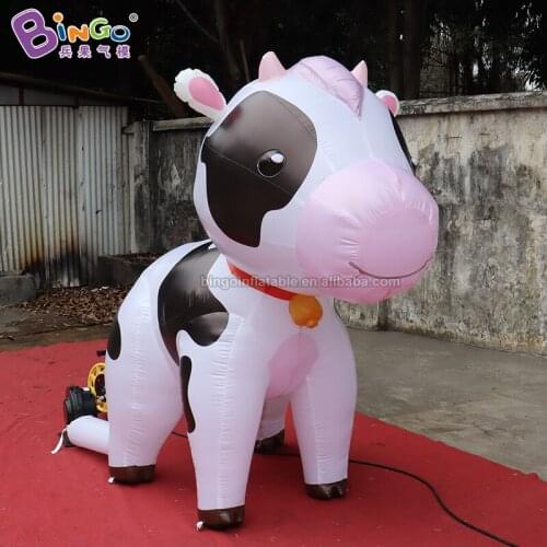 Customized 2x1.2x2 meters inflatable dairy cow / inflatable cow balloon for decoration toys