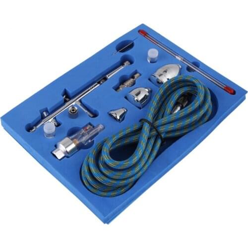 Spray Gun Airbrush 0.3mm 0.2mm 0.5mm Nozzles 2cc 5cc 13cc Cups Tube Set Kit High Quality Airbrush Gun Spray Gun