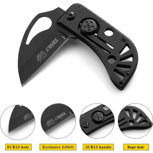 Folding Knife Tactical Knife Combat Hiking Hunting Pocket Knives for Self-Defense Survival Climbing Riding Camping