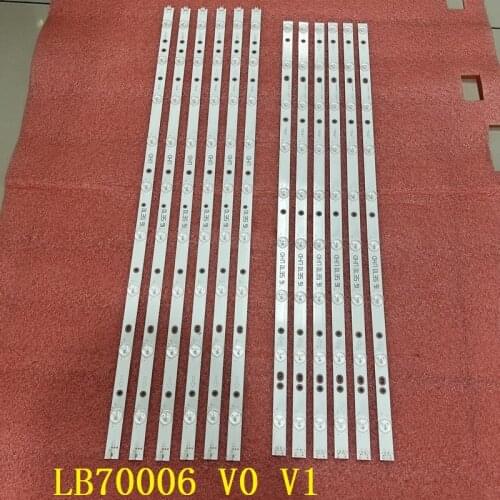 New 5set=60 PCS LED Backlight strip for Vizio lftrvrct S700DUA-3 E70-E3 LB70006 V0 V1_01 16 5E70 UHD E465853 E349376