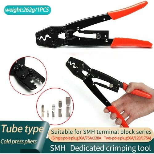 YTH-6Non-insulated terminal crimping plierssmall(s)simple crimping pliers wire connector tool crimping brass and copper