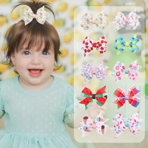 1 Pieces Baby Girl Cartoon Cute Kawaii Windmill Bow Infant Hair Accessory Newborn Headwear Tiara Gift Toddlers Clips Hairpins