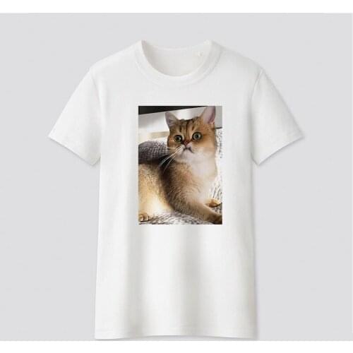 Women Fashion T-shirt Top Summer Graphic Casual t shirt Funny dog or dog Printed T Shirt women New Style White Tees Female