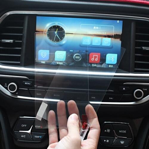 1pc 7/10 inch for Trumpchi GS4 navigation screen Protective film Tempered film