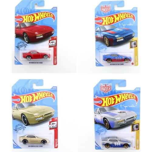 2021-45 Original Hot Wheels Mini Alloy Coupe 89 PORSCHE 944 TURBO 1/64 Metal Diecast Model Car Kids Toys Gift