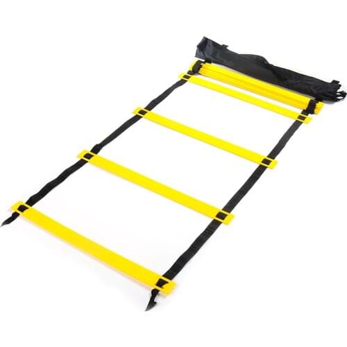 3/4/5/6m Agility Ladder for Soccer Football Speed Training Fitness Equipment ladders Speed Nylon Straps Agility With Carry Bag